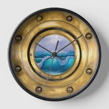 Nautical Porthole  Clock