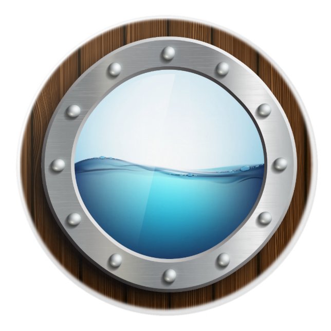 Nautical Porthole Drawer Knobs (Front)