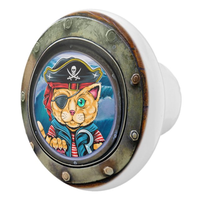Nautical Porthole Drawer Knobs (Right)