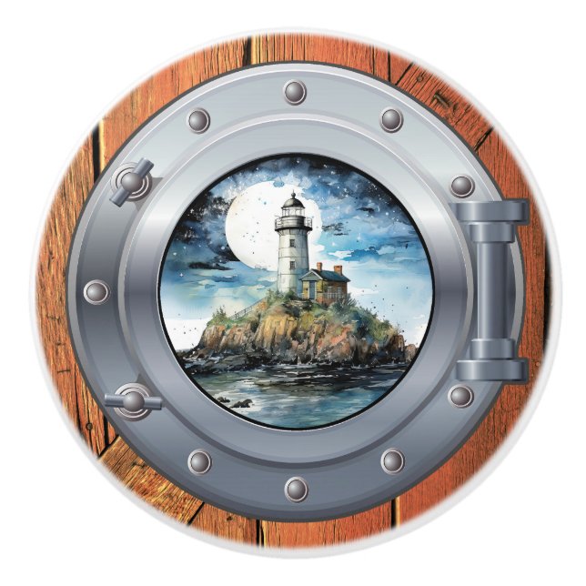 Nautical Porthole Drawer Knobs (Front)