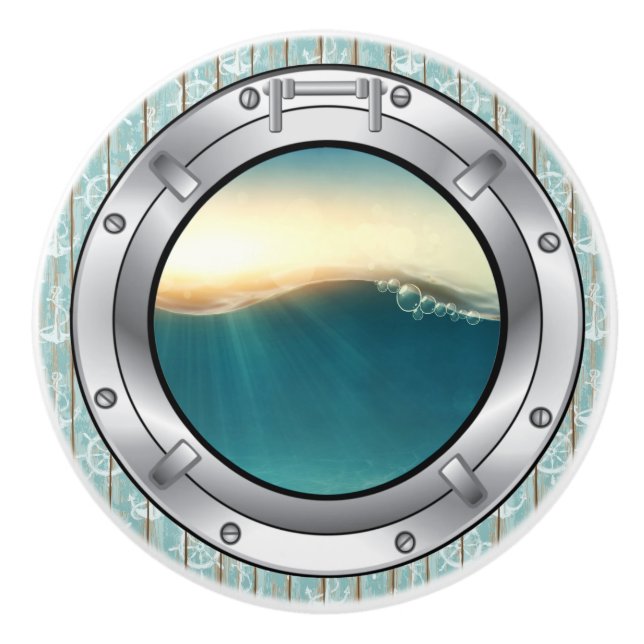 Nautical Porthole Drawer Knobs (Front)