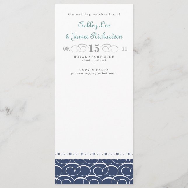 Nautical Program Programme (Front)