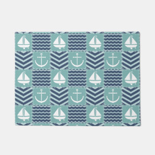 Nautical Quilt Doormat