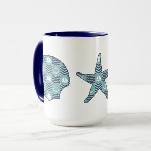 Nautical Quilt Mug