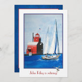 Nautical Retirement Party Invitation (Front/Back)