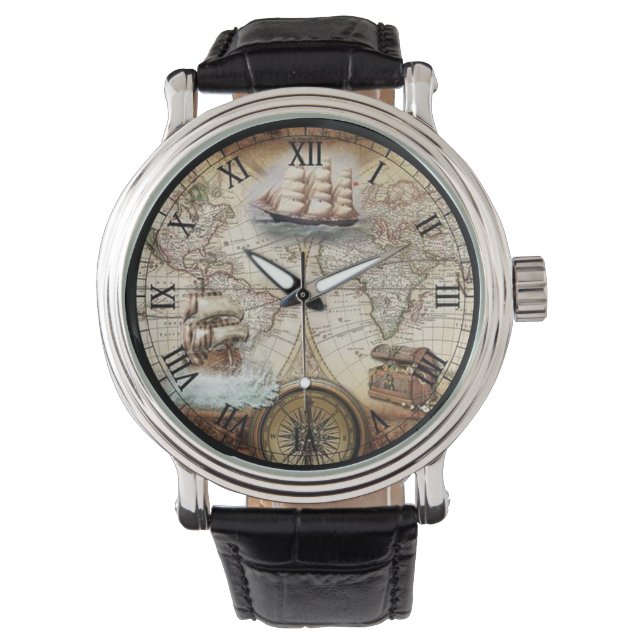 Nautical Roman Numeral Watch (Front)