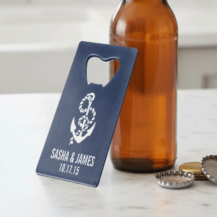 Nautical Rope & Anchor Personalised Wedding Favour