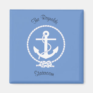 Nautical Rope And Anchor Magnet