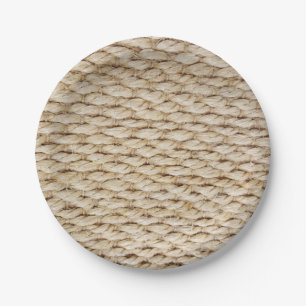Nautical Rope Paper Plate