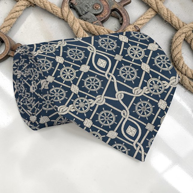 Nautical Ropes Custom Necktie (Creator Uploaded)
