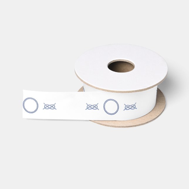 Nautical Ropes Satin Ribbon (Spool)
