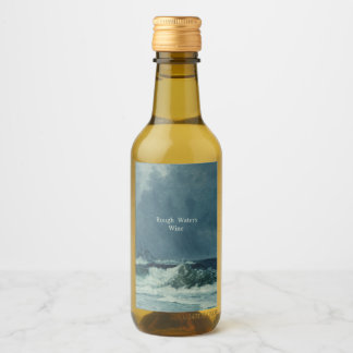Nautical Rough Waters Wine Label