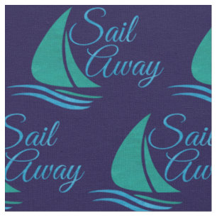 Nautical Sail Away Fabric