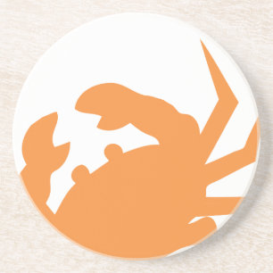 Nautical Sail Coaster - Orange Crab