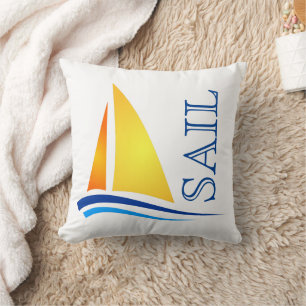 Nautical Sail Modern Cushion