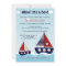 Nautical Sailboat Baby Boy Baby Shower Invitation