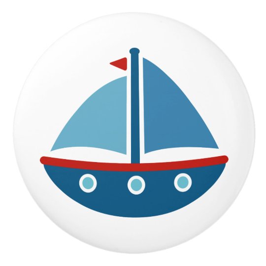 Nautical Sailboat Door And Drawer Pull Knobs Zazzle Co Uk