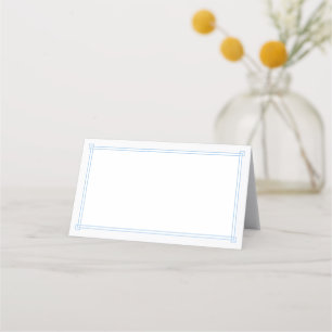 Nautical Sailboat Folded Place Cards