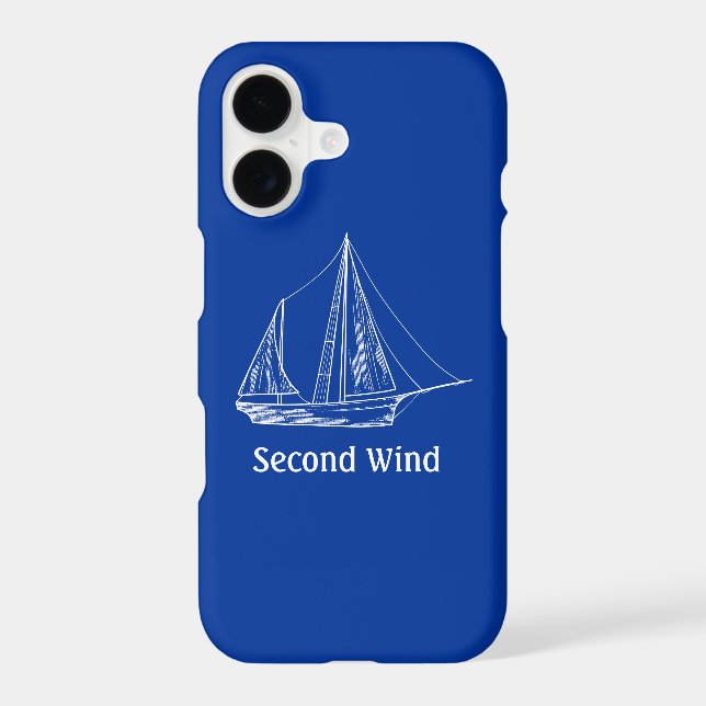 Nautical Sailboat Name Template (Back)
