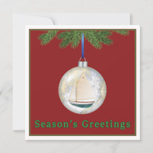 Nautical & Sailing Themed Christmas Card