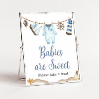 Nautical Sailor Ahoy Baby Shower Babies are Sweet