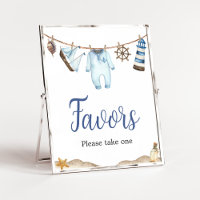 Nautical Sailor Ahoy Baby Shower Favours