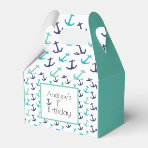 Nautical Sailor Anchors Favour Box