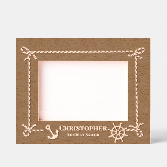 Nautical Sailor Etched Frames (Front)