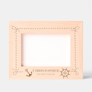 Nautical Sailor Etched Frames