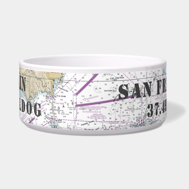 Nautical San Francisco California Latitude Longitu (Front)