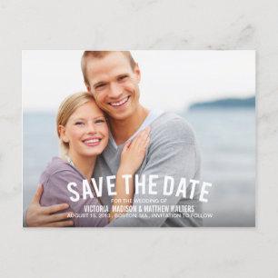 NAUTICAL   SAVE THE DATE ANNOUNCEMENT POSTCARD