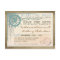nautical save the date boarding pass postcards
