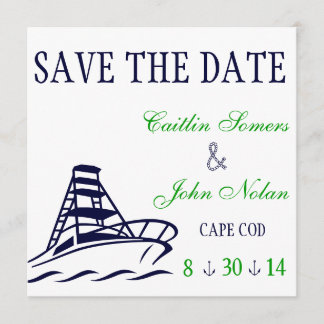 Nautical Save the Date Wedding