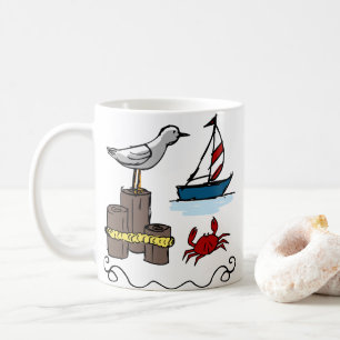 Nautical Scene Coffee Mug