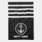 Nautical Sea Anchor Your Boat Name on Navy Black
