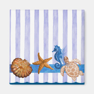 Nautical Sea Creatures Magnet