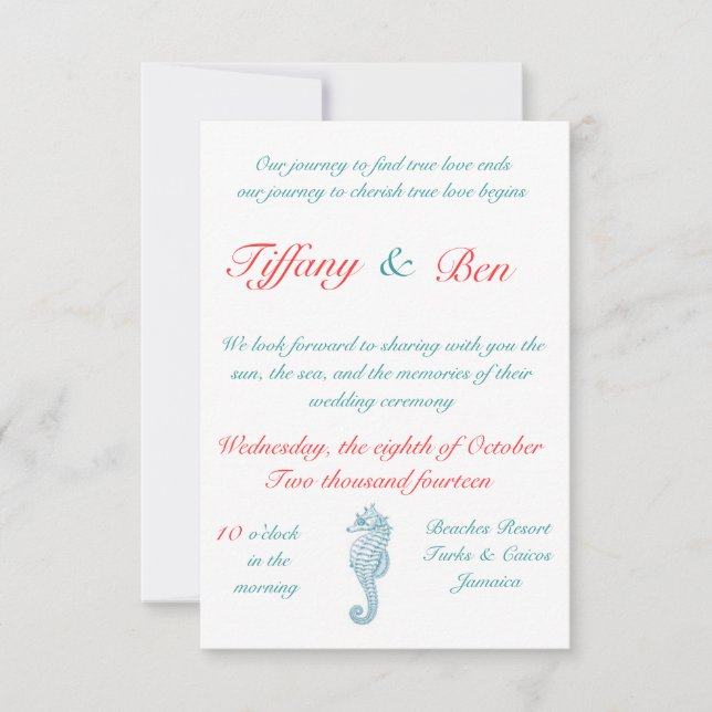 Nautical Sea Invite (Front)