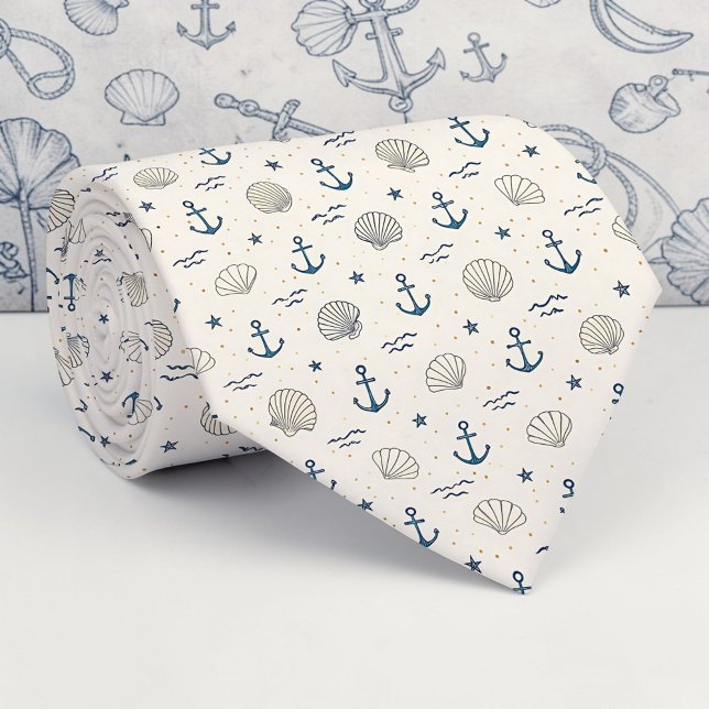 Nautical Sea Life Custom Necktie (Creator Uploaded)