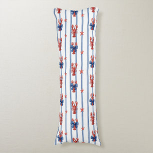 Nautical Sea Life, Land of the Free, Body Cushion