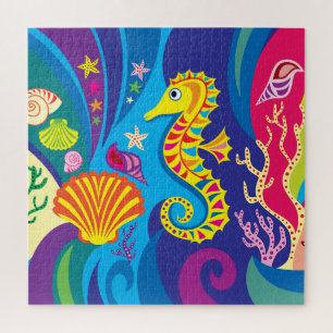 Nautical Seahorse Jigsaw Puzzle