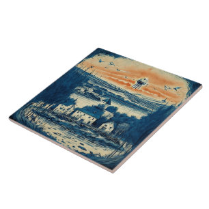 Nautical Seascapes Oil Painting No1 Tile