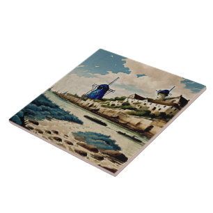 Nautical Seascapes Oil Painting No3 Tile