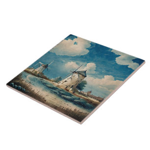 Nautical Seascapes Oil Painting No4 Tile