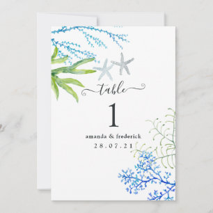 Nautical Seaweed Invitation