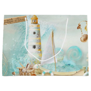 Nautical Series Design 11 Large Gift Bag