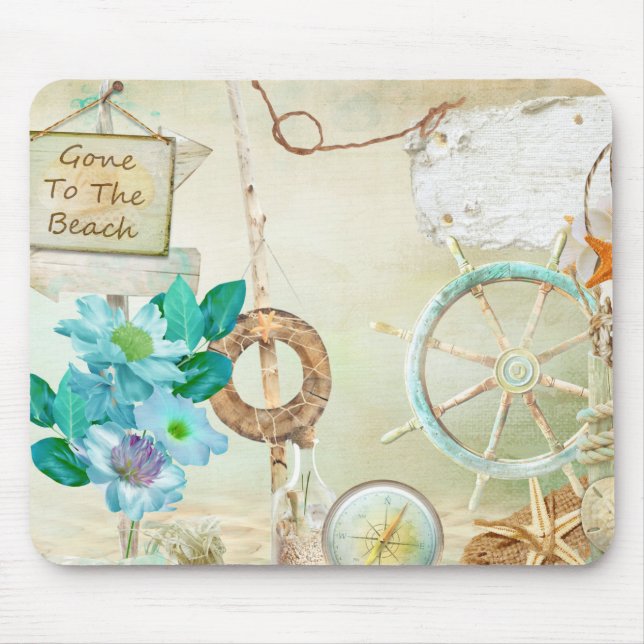 Nautical Series Design 2  Mouse Mat (Front)
