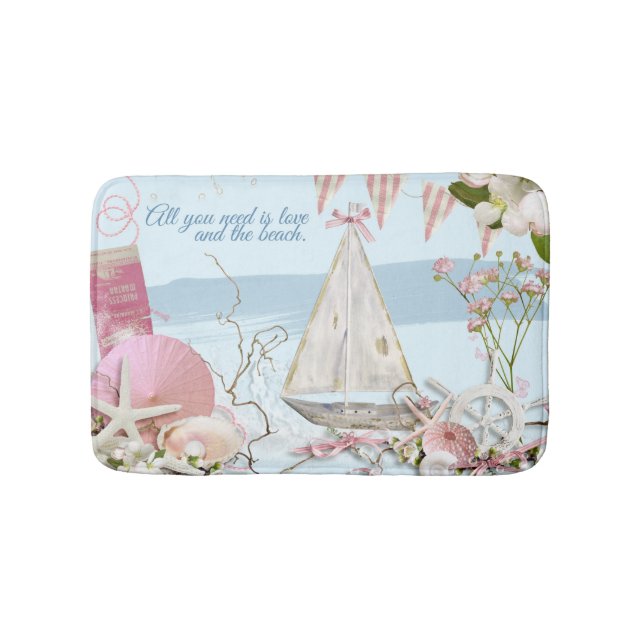 Nautical Series Design 3  Bath Mat (Front)