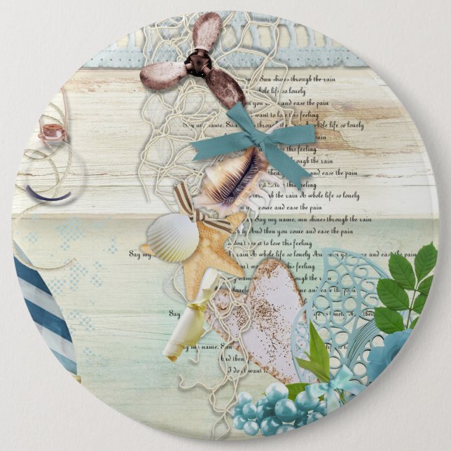 Nautical Series Design 5 6 Cm Round Badge (Front)