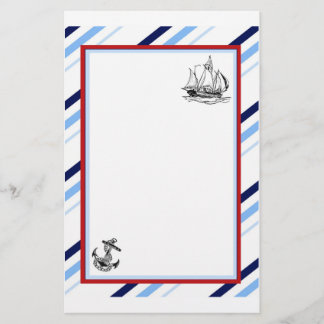 Nautical Ship & Anchor Stationery