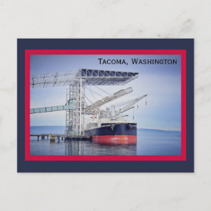Nautical Ship Tacoma Washington Postcard